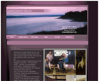 Tablet Screenshot of coastalquarterhorses.com